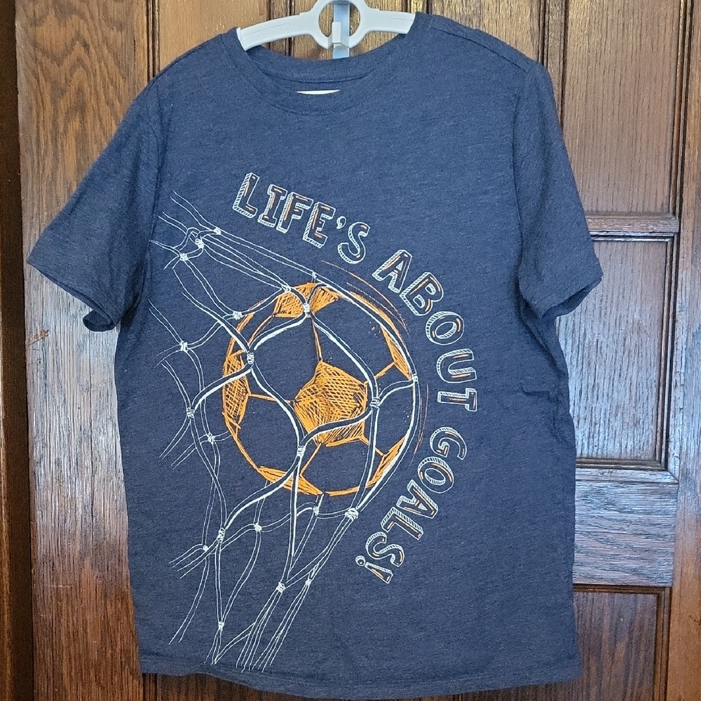 Cat & Jack Gray and Orange Short Sleeve Tees